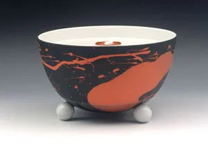 Schmlezlichtschale aus Porzellan